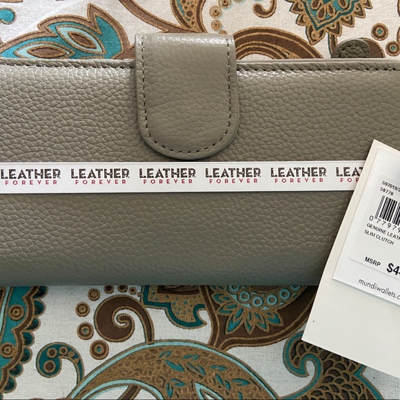 Mundi Slim Leather Bifold Wallet - Picture 2 of 6